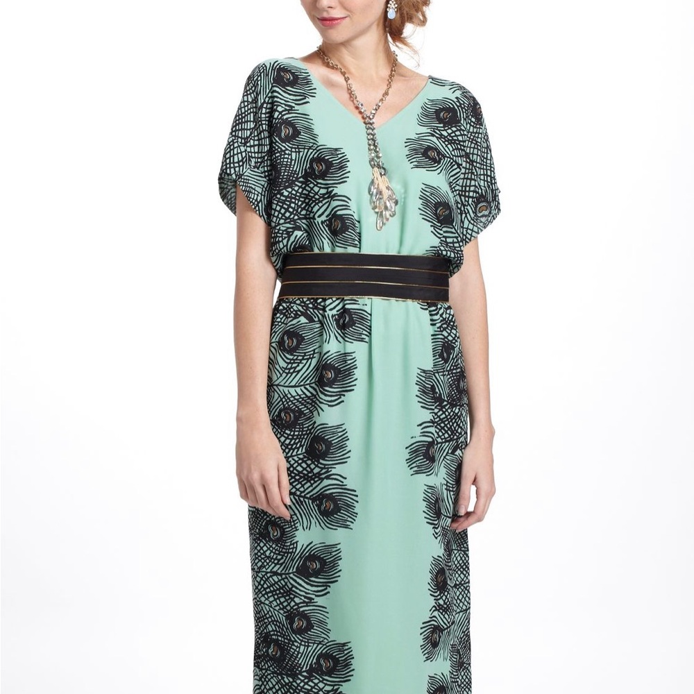 Anthropologie Corey Lynn Calter Peacock Dress